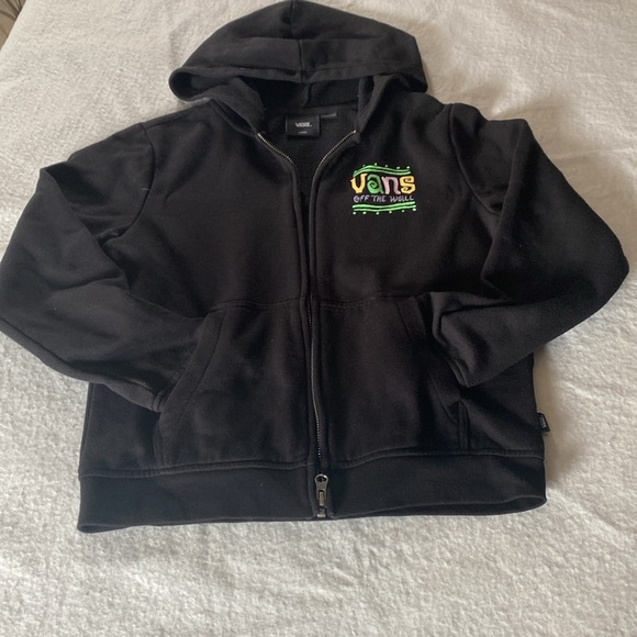 VANS KIDS FULL ZIP HOODED SWEATSHIRT . - Picture 6 of 11